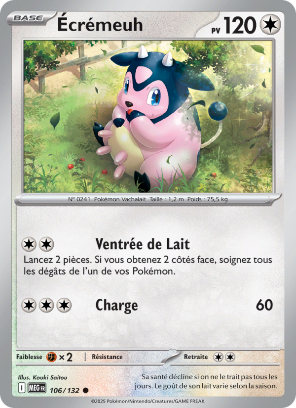 Écrémeuh 106 — Mega Evolution (French Pokémon TCG card)