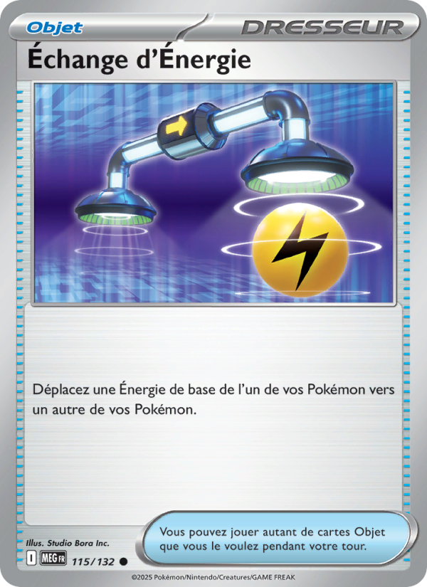 Échange d'Énergie 115 — Mega Evolution (French Pokémon TCG card)