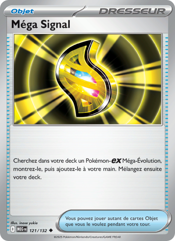 Méga Signal 121 — Mega Evolution (French Pokémon TCG card)