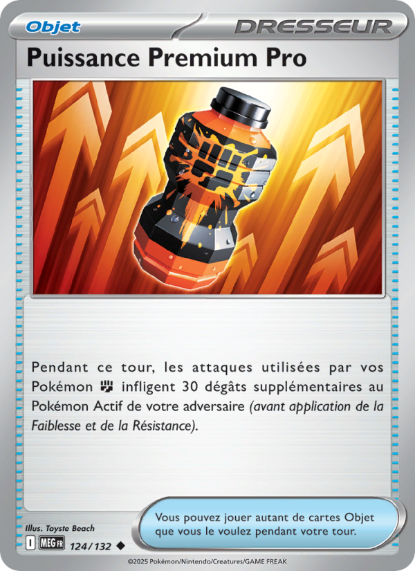 Puissance Premium Pro 124 — Mega Evolution (French Pokémon TCG card)
