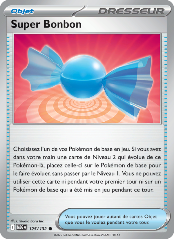 Super Bonbon 125 — Mega Evolution (French Pokémon TCG card)