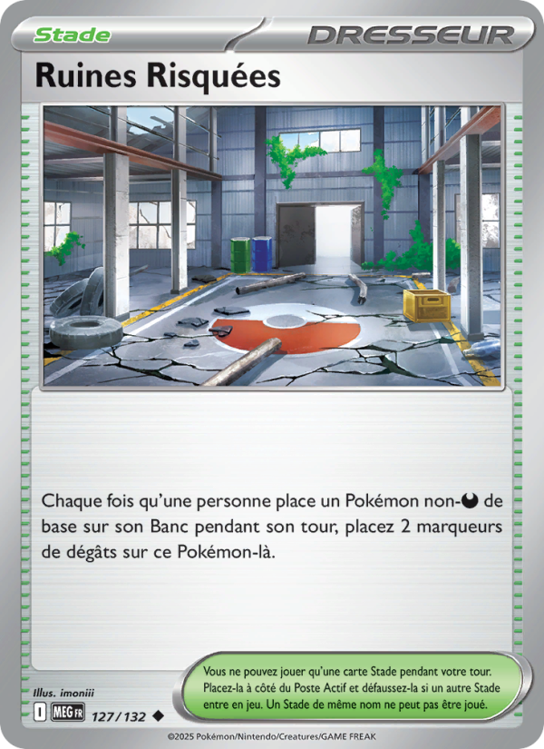 Ruines Risquées 127 — Mega Evolution (French Pokémon TCG card)