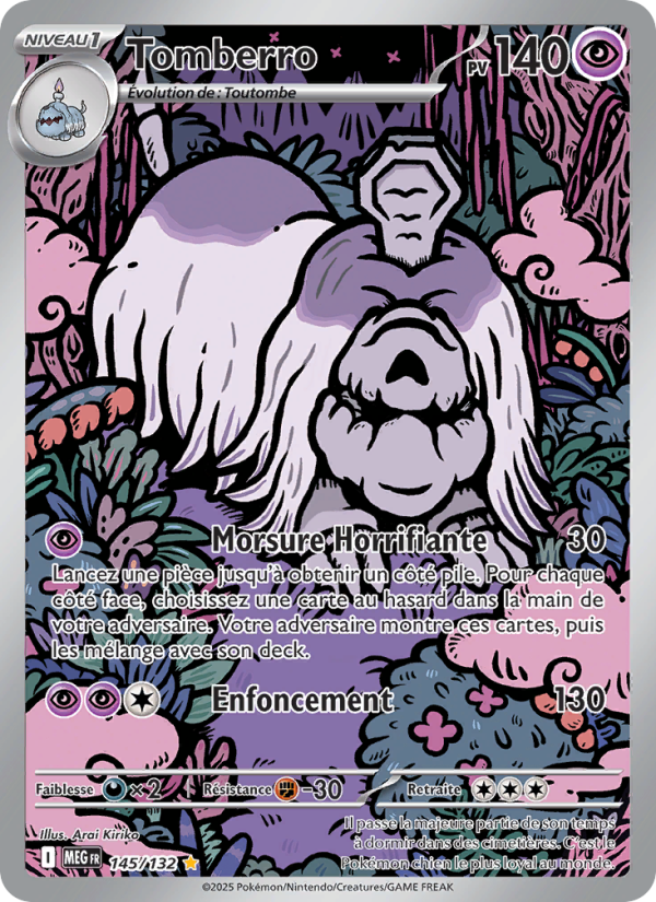 Tomberro 145 — Mega Evolution (French Pokémon TCG card)