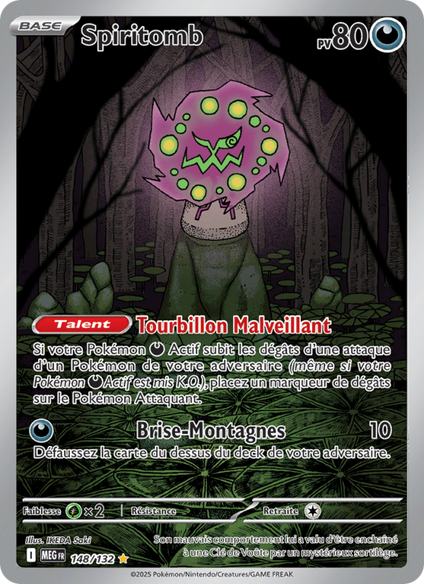 Spiritomb 148 — Mega Evolution (French Pokémon TCG card)
