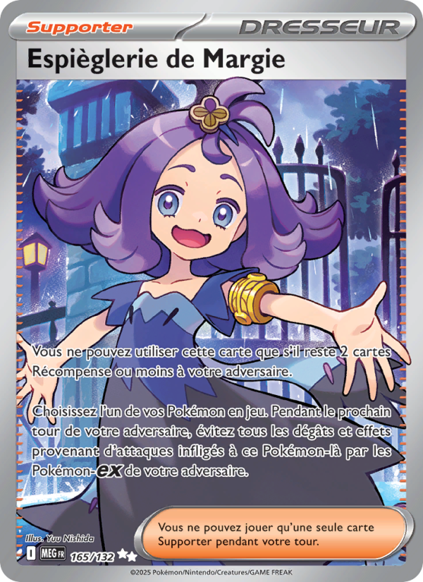 Espièglerie de Margie 165 — Mega Evolution (French Pokémon TCG card)