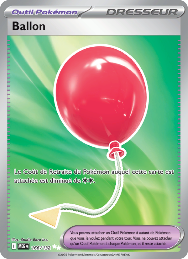 Ballon 166 — Mega Evolution (French Pokémon TCG card)