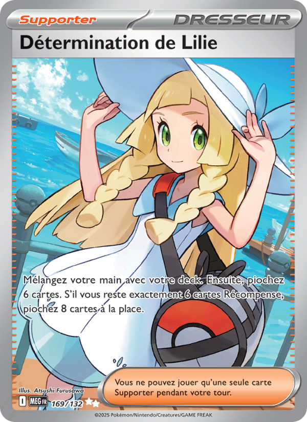 Détermination de Lilie 169 — Mega Evolution (French Pokémon TCG card)