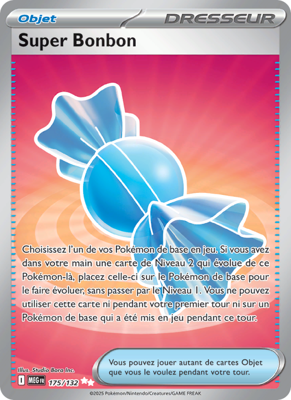 Super Bonbon 175 — Mega Evolution (French Pokémon TCG card)