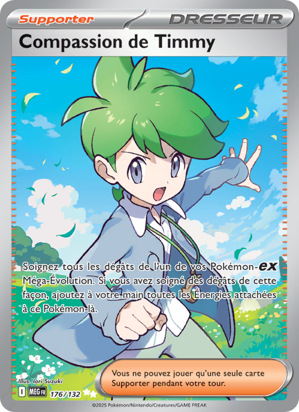 Compassion de Timmy 176 — Mega Evolution (French Pokémon TCG card)