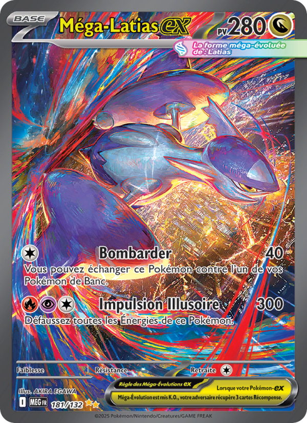 Méga-Latias-ex 181 — Mega Evolution (French Pokémon TCG card)