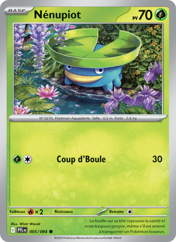 Nénupiot 005 — Phantasmal Flames (French Pokémon TCG card)