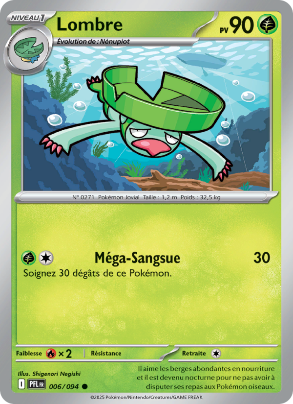 Lombre 006 — Phantasmal Flames (French Pokémon TCG card)