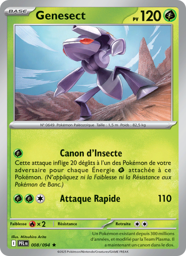 Genesect 008 — Phantasmal Flames (French Pokémon TCG card)