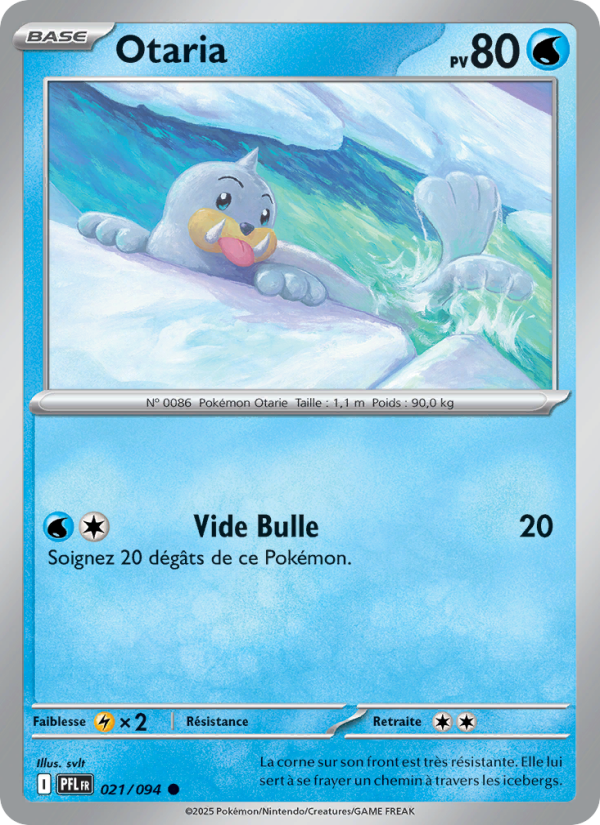 Otaria 021 — Phantasmal Flames (French Pokémon TCG card)