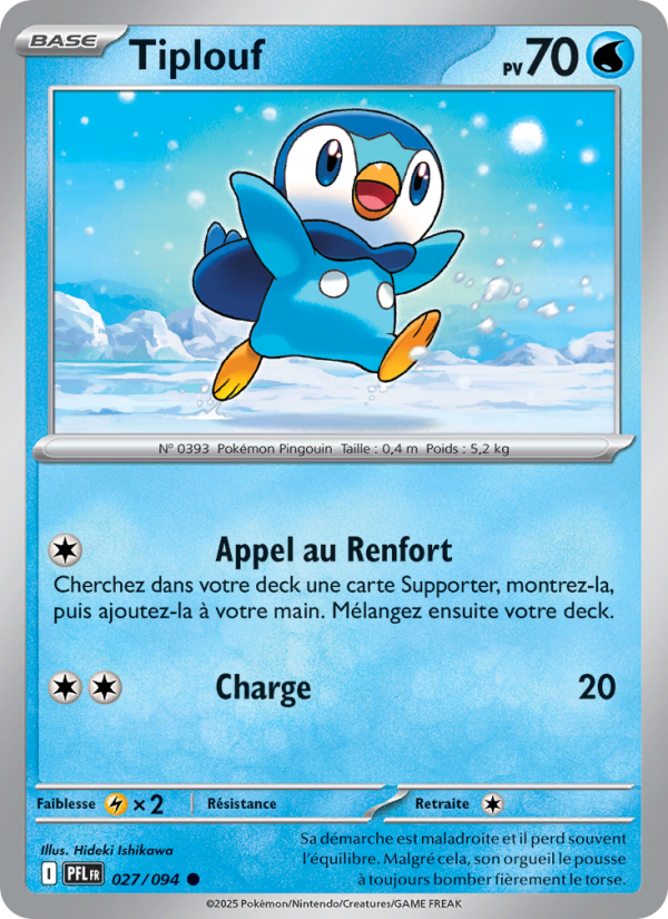 Tiplouf 027 — Phantasmal Flames (French Pokémon TCG card)