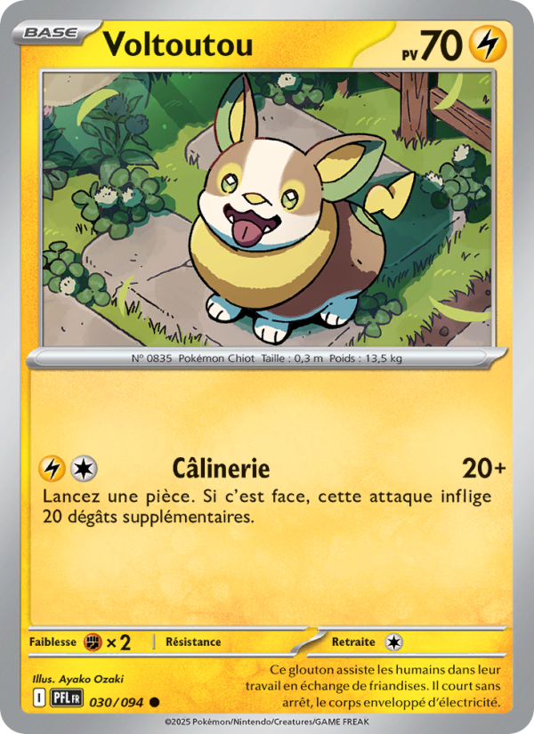 Voltoutou 030 — Phantasmal Flames (French Pokémon TCG card)
