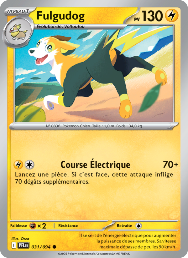 Fulgudog 031 — Phantasmal Flames (French Pokémon TCG card)