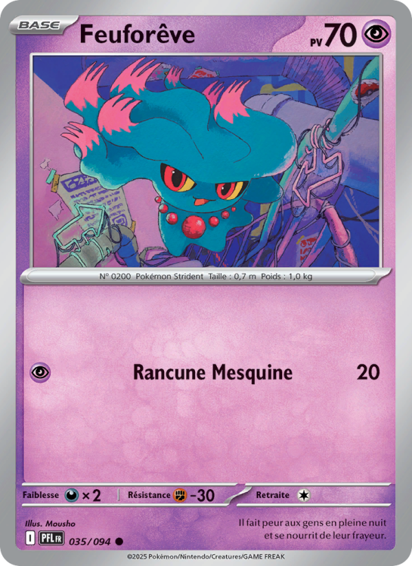 Feuforêve 035 — Phantasmal Flames (French Pokémon TCG card)