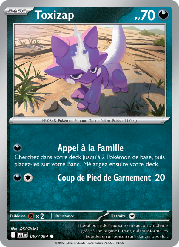 Toxizap 067 — Phantasmal Flames (French Pokémon TCG card)