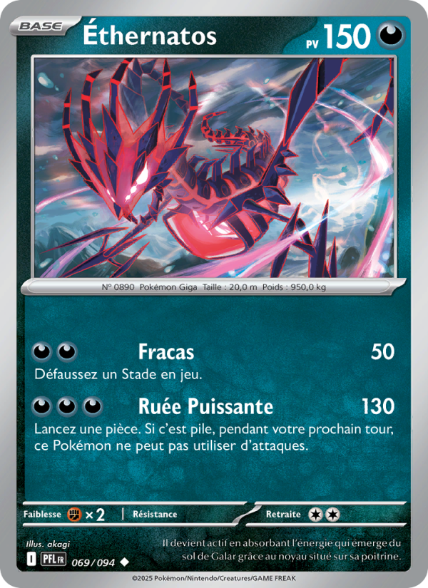 Éthernatos 069 — Phantasmal Flames (French Pokémon TCG card)