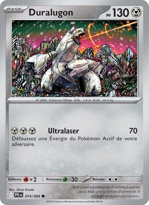 Duralugon 074 — Phantasmal Flames (French Pokémon TCG card)