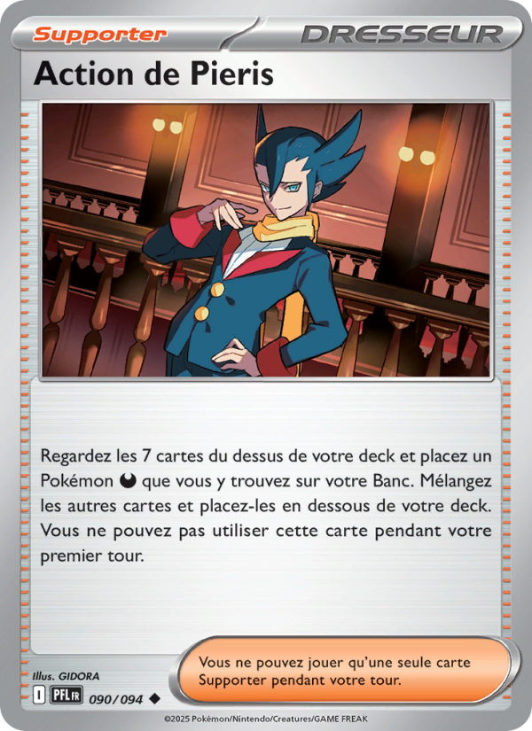 Action de Pieris 090 — Phantasmal Flames (French Pokémon TCG card)