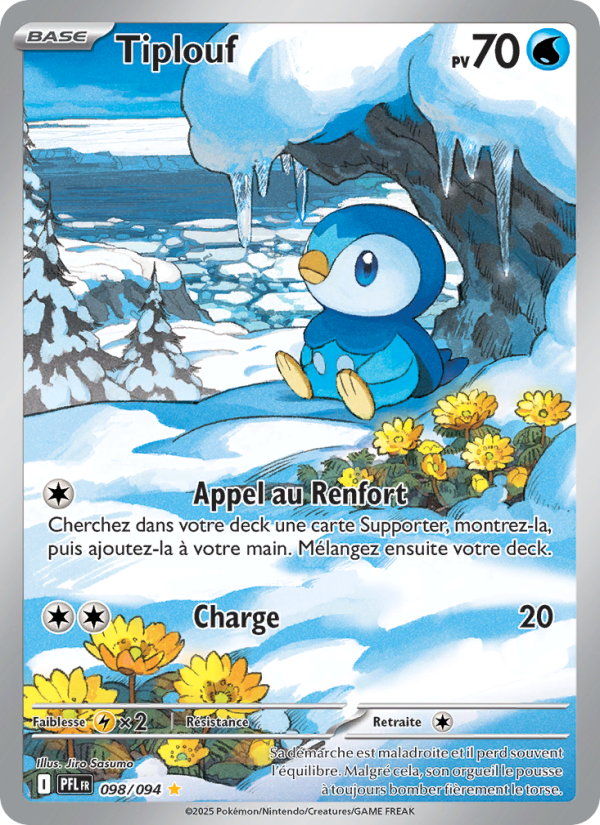 Tiplouf 098 — Phantasmal Flames (French Pokémon TCG card)