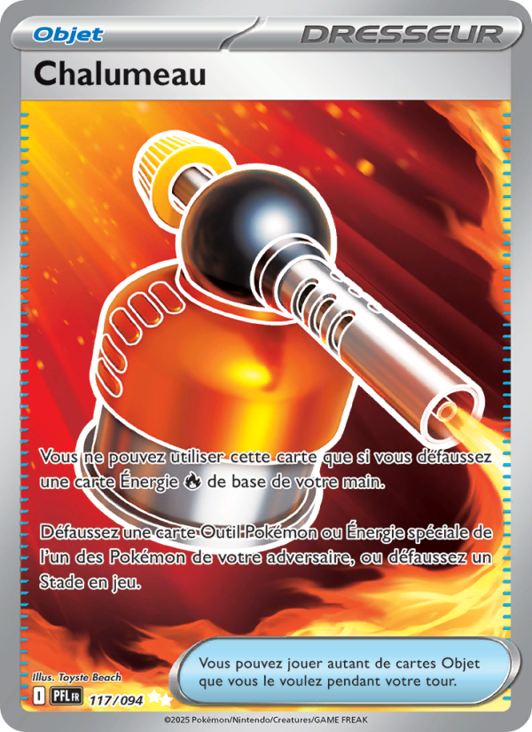 Chalumeau 117 — Phantasmal Flames (French Pokémon TCG card)