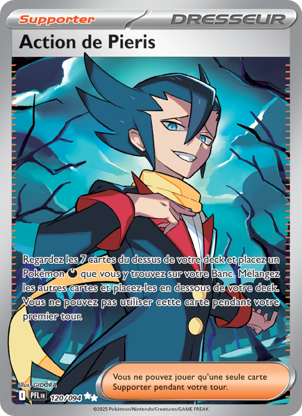 Action de Pieris 120 — Phantasmal Flames (French Pokémon TCG card)