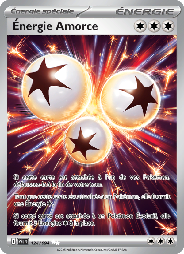 Énergie Amorce 124 — Phantasmal Flames (French Pokémon TCG card)