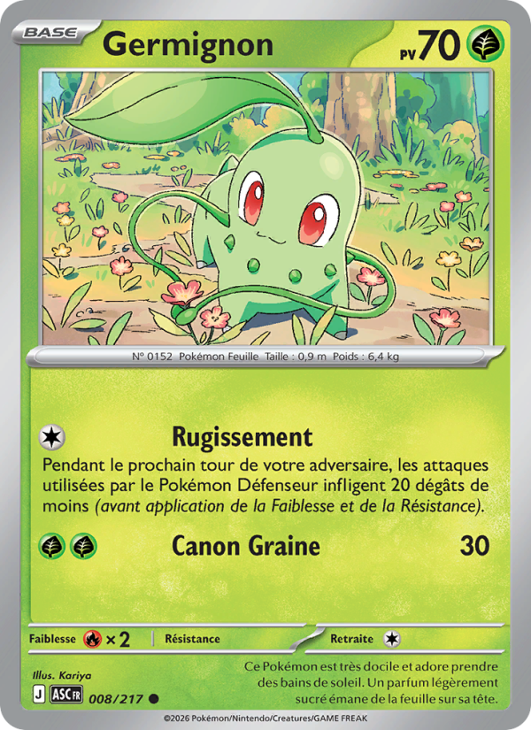 Germignon 008 — Erhabene Helden (French Pokémon TCG card)