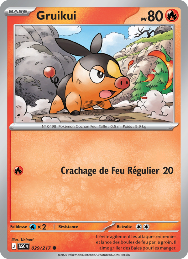 Gruikui 029 — Erhabene Helden (French Pokémon TCG card)