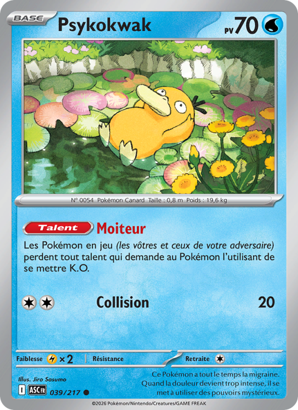 Psykokwak 039 — Erhabene Helden (French Pokémon TCG card)