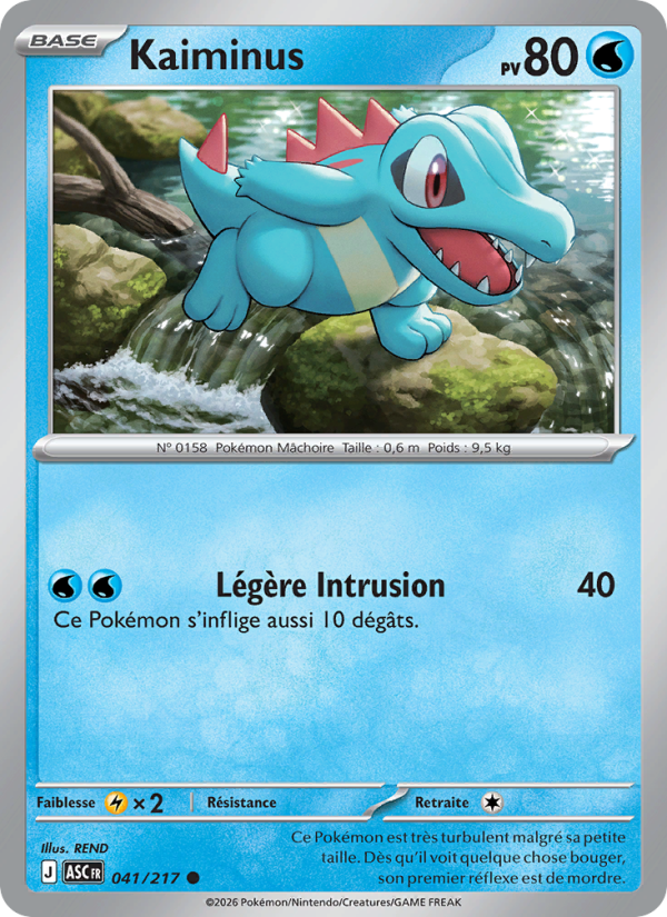 Kaiminus 041 — Erhabene Helden (French Pokémon TCG card)