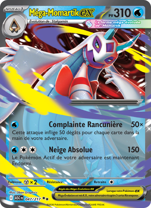 Méga-Momartik-ex 047 — Erhabene Helden (French Pokémon TCG card)