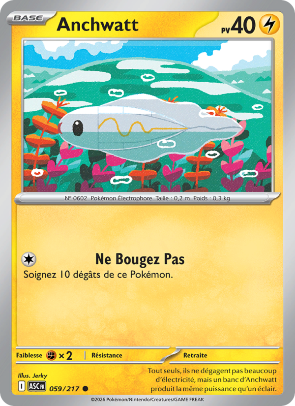 Anchwatt 059 — Erhabene Helden (French Pokémon TCG card)