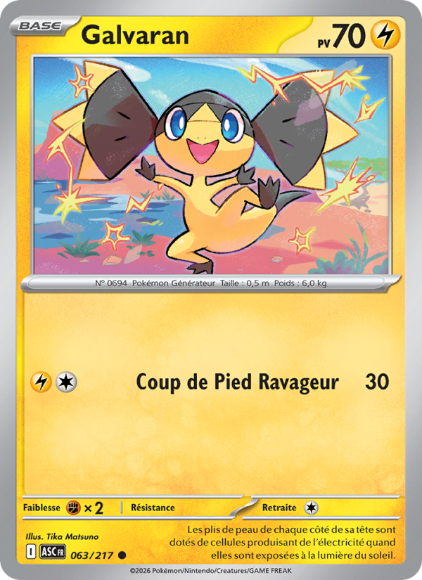 Galvaran 063 — Erhabene Helden (French Pokémon TCG card)