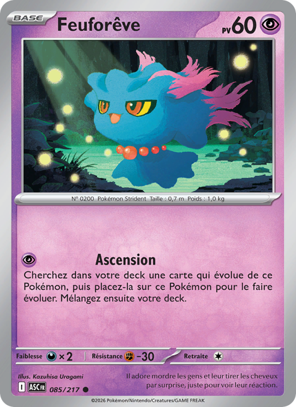 Feuforêve 085 — Erhabene Helden (French Pokémon TCG card)