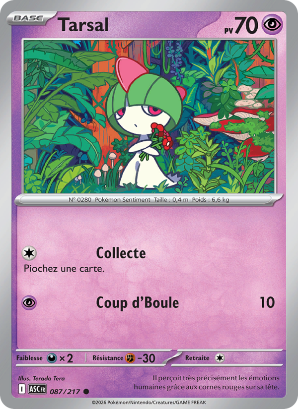 Tarsal 087 — Erhabene Helden (French Pokémon TCG card)
