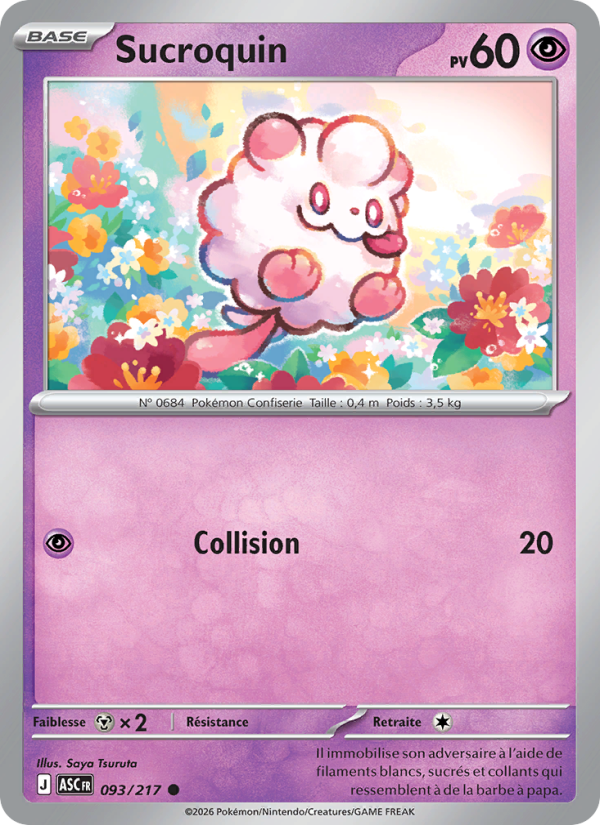 Sucroquin 093 — Erhabene Helden (French Pokémon TCG card)