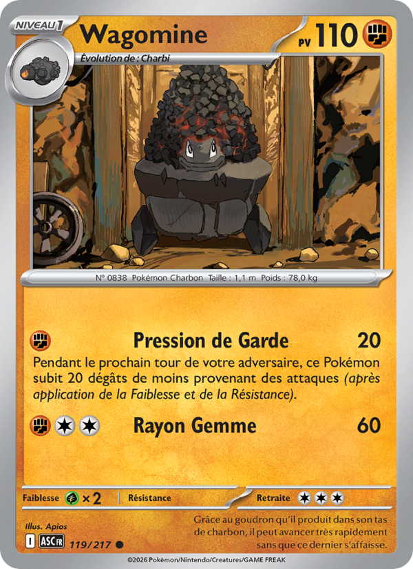 Wagomine 119 — Erhabene Helden (French Pokémon TCG card)