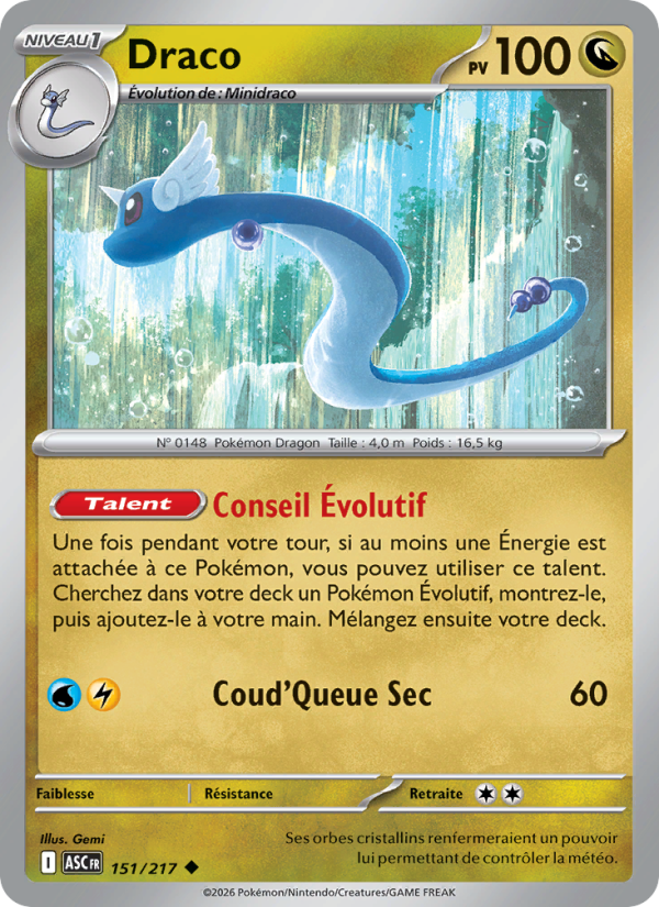 Draco 151 — Erhabene Helden (French Pokémon TCG card)