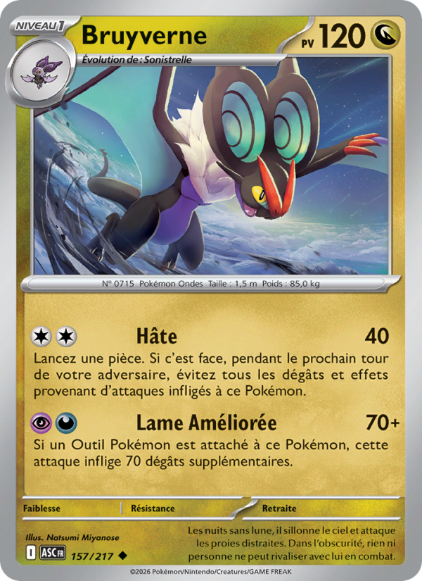 Bruyverne 157 — Erhabene Helden (French Pokémon TCG card)