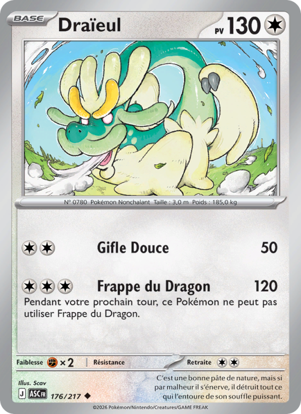 Draïeul 176 — Erhabene Helden (French Pokémon TCG card)