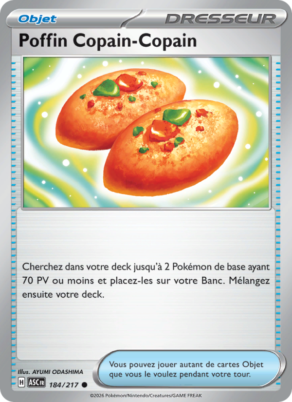 Poffin Copain-Copain 184 — Erhabene Helden (French Pokémon TCG card)