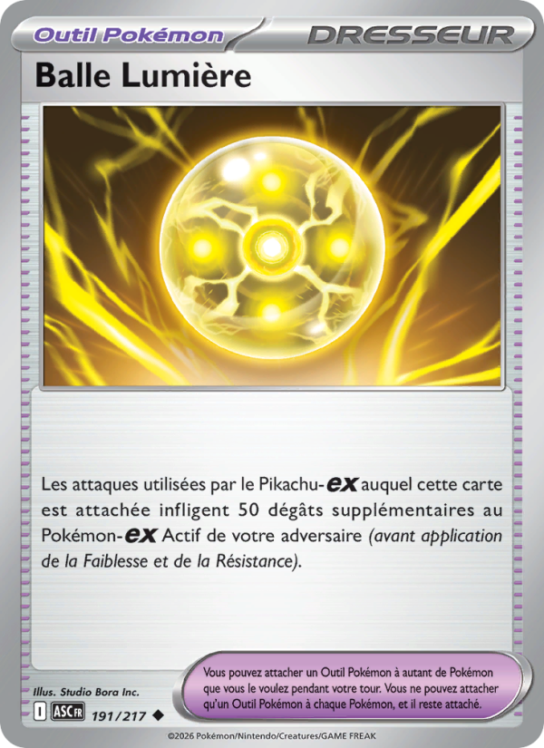 Balle Lumière 191 — Erhabene Helden (French Pokémon TCG card)