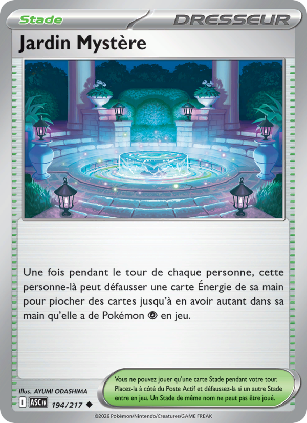 Jardin Mystère 194 — Erhabene Helden (French Pokémon TCG card)