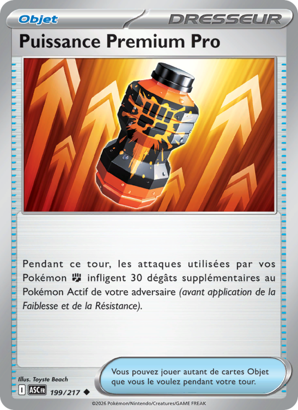 Puissance Premium Pro 199 — Erhabene Helden (French Pokémon TCG card)
