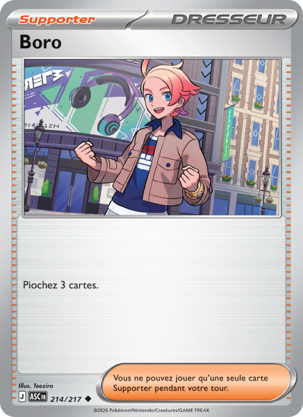 Boro 214 — Erhabene Helden (French Pokémon TCG card)