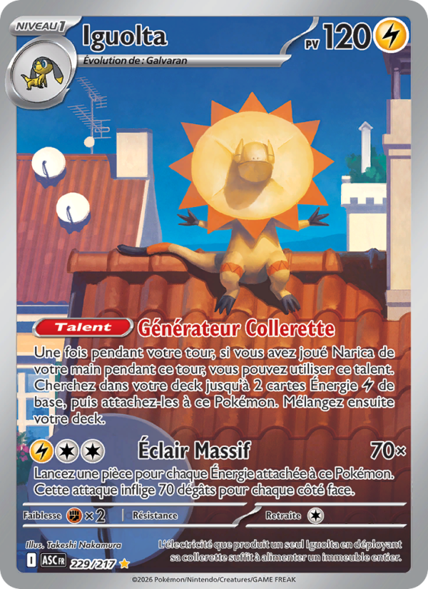 Iguolta 229 — Erhabene Helden (French Pokémon TCG card)